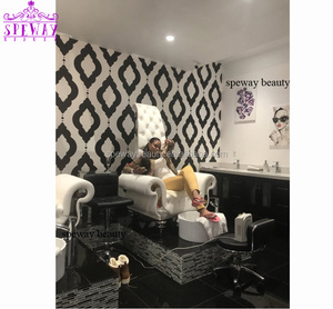 baroque style white brand new foot <span class=keywords><strong>spa</strong></span> pedicure chair set for sale in usa - Product Image 3