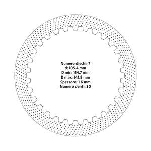NRTeam FANTIC 250 XX 22-25 serie di dischi rivestiti in acciaio per camion Mercedes-Benz e auto nuove e usate - Product Image 1