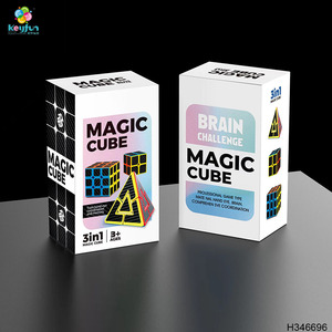 Stiker mainan edukasi Mini, stiker pengganti Puzzle kubus Mini 2x2 3x3 DIY, suku cadang mainan untuk Moyu Magic Squares kemasan kotak - Product Image 5