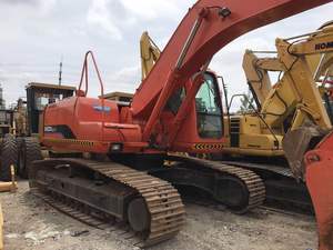 รถขุด Doosan DH220 มือสอง ผลิตในญี่ปุ่น ปี 2015 น้ำหนักใช้งาน 22 ตัน บุ้งกี๋ขนาด 0.8 ลูกบาศก์เมตร เครื่องยนต์และปั๊มกำลัง 105 กิโลวัตต์ - Product Image 2