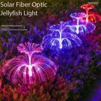 Lampe solaire LED en forme de méduse pour jardin, allée, extérieur, Noël, Nouvel An, lumières décoratives, indice de protection IP66, blanc chaud 3500K