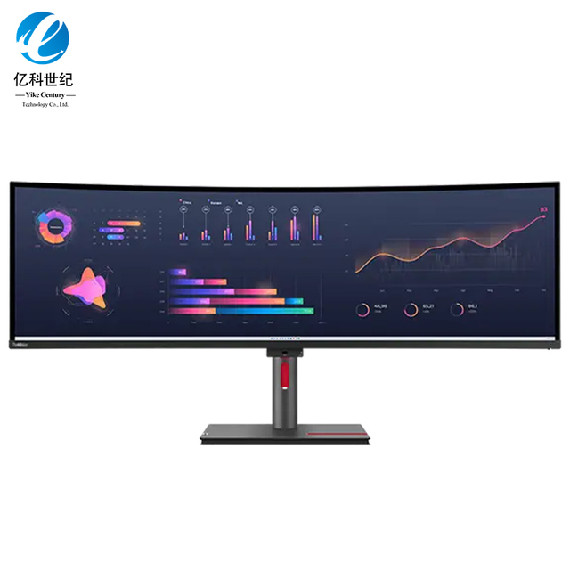 49 Inch Ultra Wide Curved Screen Lenovo ThinkVision P49w-30 Pc Desktop Laptop Monitor for Professional Office and Gaming