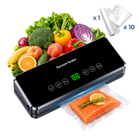 65kPa 120W 30cm 4L/min coupe-sac sec humide portable compacte machine sous vide soudeuse emballage alimentaire