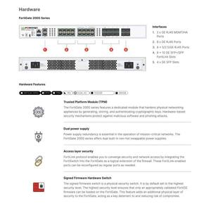 Fortinet FortiGate FG-200G FG-201G, Dispositivo de Firewall de Próxima Generación NGFW, Puertos SFP+ de 10GE, Seguridad de Alto Rendimiento - Product Image 5