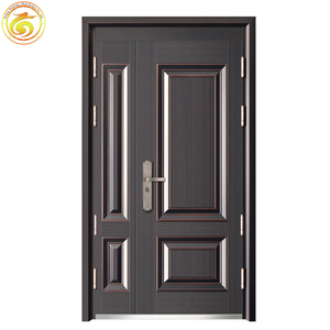 Porte d'entrée extérieure en acier moderne, vente chaude, nouvelle conception, fonction antivol pour les entrées de <span class=keywords><strong>maison</strong></span> - Product Image 2
