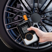 Pompa Udara Mobil Portabel 3000mAh 150psi Pengisi Angin Ban Kendaraan Elektrik
