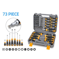 Ensemble d'outils de tournevis manuels multifonctionnels de précision de 73 pièces, qualité industrielle, pour bricolage, avec support OEM personnalisable