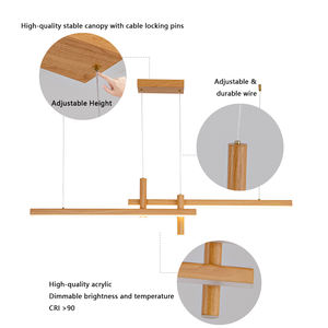 Lámpara de araña de cristal moderna nórdica para escaleras de villas, decoración interior para vestíbulos de hoteles, lámpara de araña para comedor de villas - Product Image 4