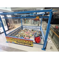 Équipement de jeu de carnaval : Machine de jeu de grue à griffes géante pour attraper les poupées, entièrement manuelle, pour centre commercial