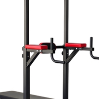 Tour de musculation réglable en acier Gymbopro avec banc, station multifonction pour tractions et dips, pour usage domestique