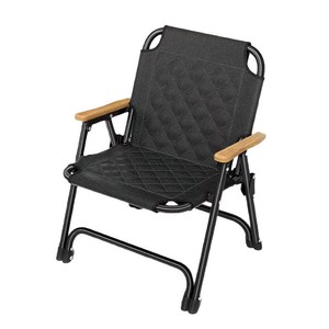 Chaise pliante d'extérieur Kermit avec coussin rembourré, portable pour camping, pique-nique, pêche, tabouret pliable en acier carbone, siège de relaxation - Product Image 5