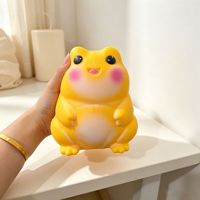 Squishy grenouille de Noël géant à remontée lente, jouets à presser, Squishy géant en stock, emballé en coffret cadeau