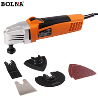 Outil oscillant multifonction 110 V à vitesse variable, rénovateur, décoration, coupe-bordure, pelle oscillante électrique, scie pour le bricolage du bois