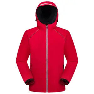 Chaqueta de esquí de poliéster impermeable para hombre, traje de snowboard de una pieza resistente al viento