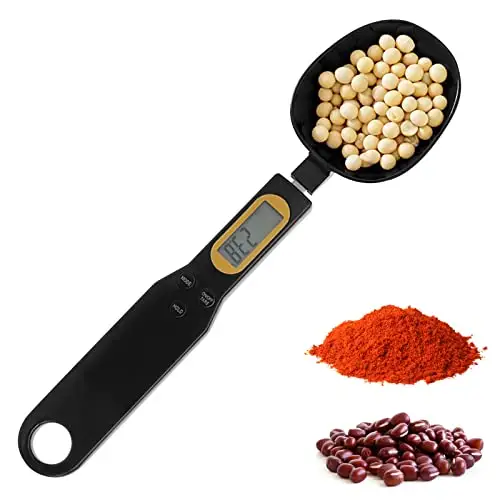 Custom Wholesale Kitchen Accessories Electronic Digital Portable Kitchen Spoon Scale 500g 0.1g