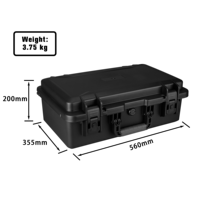 Boîte de transport pour outils imperméable de 22 pouces, 28 L, boîte de protection pour équipement avec mousse pour usage professionnel, OEM ODM personnalisable