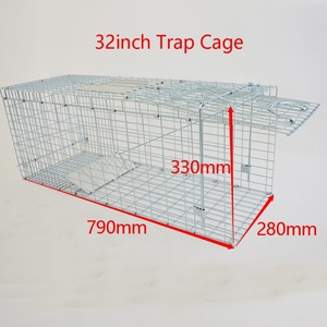 Cage piège pour animaux sauvages pour lapin, écureuil, chat, renard, empêchant les opossums et les rats - Product Image 4