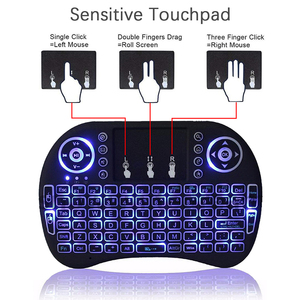 2.4GHz sans fil mini personnalisé à une main touchpad <span class=keywords><strong>gaming</strong></span> rvb <span class=keywords><strong>clavier</strong></span> souris ensemble pour ordinateur portable smart tv - Product Image 3