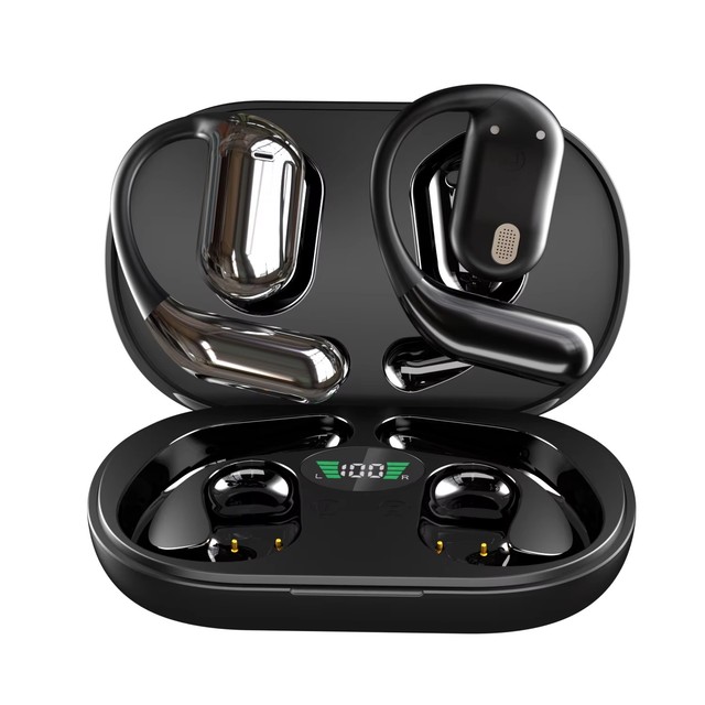 YYK-Q16 Open Ear Air Conduction Noise Canceling Sport Ai Translation Touch Control Headphone Mini EarHook True Wireless Earphone