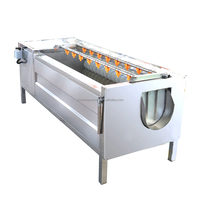 Automatische Aardappelui Gemberwortel Schillen En Wasmachines Voor De Reinigingsmachine Voor De Productie Van Fruit En Groenten