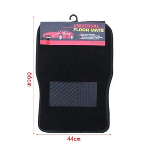 Fabricante de China, alfombrilla de PVC Universal Fit de 4 piezas para coche, 2 pisos, estilo personalizado - Product Image 1