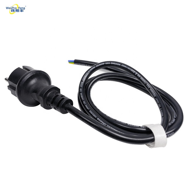 IP44 Waterproof 3 Pin Extension Cord SJTW PVC Rubber Cable IEC CEE Plug for Household Appliances