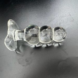 Jouets sexuels anaux YFSJ, ensemble de <span class=keywords><strong>plug</strong></span> anal et de dildo, énorme modèle <span class=keywords><strong>licorne</strong></span> bleue en verre borosilicate transparent, écologique, 11x4cm, OEM pour femmes et hommes - Product Image 4