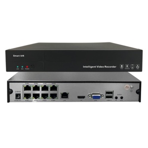 Enregistreur vidéo en réseau intelligent AI 4CH 8CH 16CH 32CH 64CH 16 canaux 1U 2U 4K Plug&play Installation facile - Product Image 1