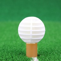 Nouvelle balle d'entraînement de golf rayée en PE, 3 couleurs disponibles pour l'entraînement de golf en salle