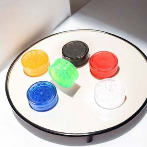 Molino de Hierbas de Plástico Personalizado con Logotipo, 60 mm, 3 Capas, Molinillo de Tabaco Manual, Venta al por Mayor - Product Image 4