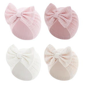 หมวกเด็กแรกเกิด ฤดูใบไม้ผลิและฤดูใบไม้ร่วง ขายดี รุ่นใหม่ แฟชั่น สีพื้น ลายรวงข้าว ผีเสื้อ ผ้าฝ้ายอินเดีย ระบายอากาศได้ดี - Product Image 4