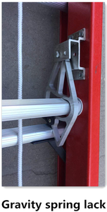 EN131 16-40 adım 2 bölümler fiberglas teleskopik uzatma merdiveni - Product Image 4