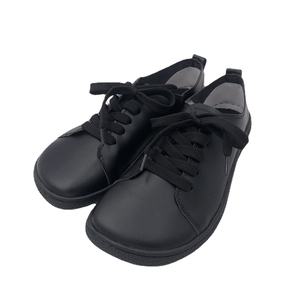 Large Toe Box Tipsietoes Daily Life Noir en cuir véritable Slip-on Mode <span class=keywords><strong>pied</strong></span> <span class=keywords><strong>nu</strong></span> Baskets plates Chaussures pour femmes rouler à la balle - Product Image 5