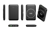 Batterie externe portable ultra-mince à charge rapide magnétique sans fil 15W/20W 5000mAh avec entrée Micro USB pour téléphone portable