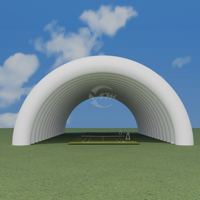 Tente de sport gonflable personnalisée gratuite pour entrepôt d'avion et construction de structures sportives