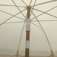 Parapluie solaire automatique droit et à impression personnalisée, grand format, parasol avec frange, protection pour l'extérieur