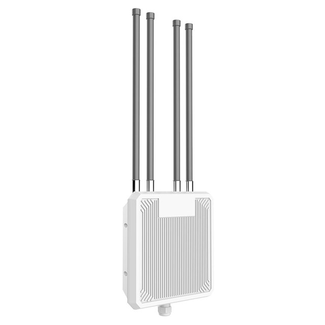 Double Band WIFI6 AX1800 Outdoor Wireless Access Point Router 1800Mbps Long Range Wave2 4x4 MU-MIMO Model WA1800H Meiweisi