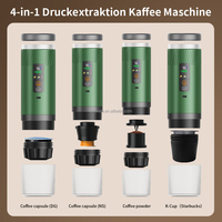Nouvelle machine à café 3-en-1, cappuccino, latte, machine à expresso portable, deux types de préparation, batterie amovible, USB électrique, pour l'extérieur