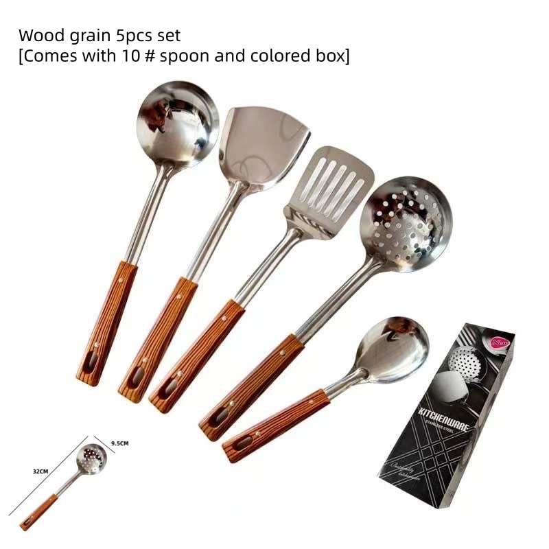 Stainless color 5-in-1 set with color box