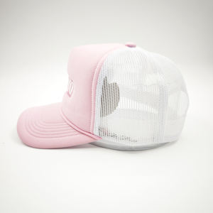 Casquette Trucker Unisexe 5 Panneaux en Mousse, Broderie Personnalisée, Écusson Tissé, Visière Courbe, en Maille – Prix de Gros OEM - Product Image 4