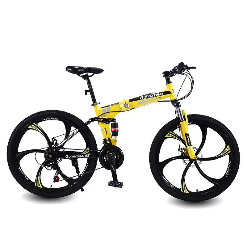 New model 24 26 27.5 29 inch MTB cycle big wheel folding bicycle disc brake suspension mountain bike with aluminium frame