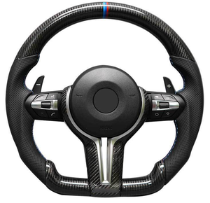 Volante Deportivo de Fibra de Carbono de 3 Radios en Negro para Modelos de las Series 3, 1, X1/X5/X6/E70/E71/E84/E87/E90 - Product Image 5