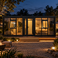 Kit de maison préfabriquée modulaire extensible de 20 à 40 pieds pour habitation, vente aux États-Unis, en Europe et en Australie