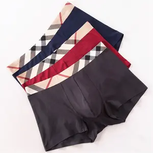 Cross-border comércio exterior de cor sólida cueca 2022 novos calcinha boxer modal pele-friendly e respirável roupa íntima masculina