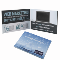 Carte de vœux vidéo LCD Tailles polyvalentes de 2.4 '', 4.5'', 5 '', 7'' et 10.1 ''pour la publicité, les cadeaux et l'apprentissage.
