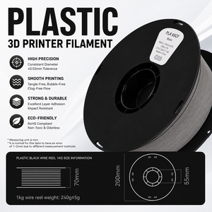 Filament d'imprimante 3D <span class=keywords><strong>Kexcelled</strong></span> 1,75 mm 2,85 mm 1 kg 5 kg 10 kg gris cendre mat <span class=keywords><strong>PLA</strong></span> pour Bambulab - Product Image 2
