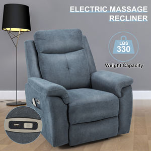 Cy siège de <span class=keywords><strong>cinéma</strong></span> moderne en tissu ou cuir gris manuel, canapé inclinable simple pour la maison et le salon - Product Image 3