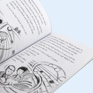 Le vendite calde hanno personalizzato il libro di storie del campione di Tennis per i bambini che imparano il libro con copertina morbida dello sport di tennis - Product Image 5