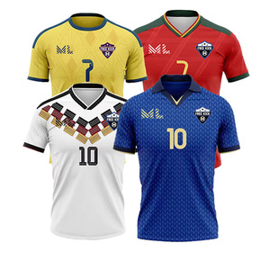 Nuova Maglia da Calcio Personalizzata di Qualità Thai, Divisa Sportiva da Uomo, Set Completo per Squadre di Calcio con Stampa Nome, Pantaloncini Inclusi - Product Image 4
