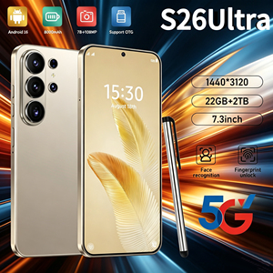Teléfono Móvil S26 Ultra Android 16 de 7.3 Pulgadas, 22GB+2TB, 8000mAh, 5G, Doble SIM, Desbloqueado, Venta al por Mayor, Cámara de 108MP, Smartphone Deca Core - Product Image 1